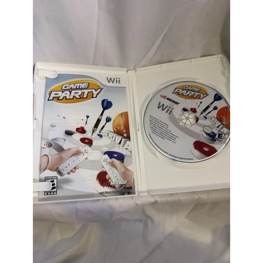 Game Party (Nintendo Wii, 2007) With Manual